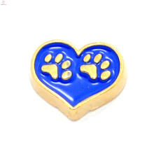 wholesale paw print charms,locket charms zinc alloy fashion design metal,running charms